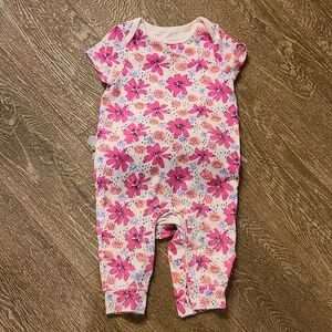 Cat & Jack Pink Floral Bodysuit